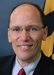 [photo, Thomas E. Perez, Secretary of Labor, Licensing, & Regulation]