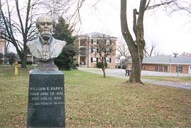 [photo, William R. Barry (1828-1900) statue, Maryland School for the Deaf, Frederick Campus, Frederick, Maryland]