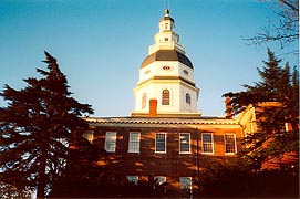 [photo, State House (from Maryland Ave.), Annapolis, Maryland]