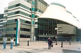 [photo, University of Maryland Biotechnology Institute, Columbus Center, 701 East Pratt St., Baltimore, Maryland]