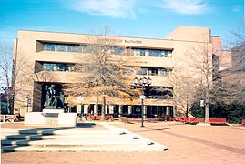 [photo, John and Frances Angelos Law Center, University of Baltimore, Gordon Plaza, 1429 Maryland Ave., Baltimore, Maryland]