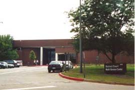 [photo, District Court/Multi-Service Center, Courthouse Drive, Ellicott City, Maryland]