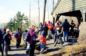 [photo, Hikers at Washington Monument State Park, Boonsboro, Maryland]